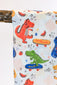 Dinosaur Muslin Swaddle Blanket