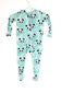 Panda Zipper Footie Romper